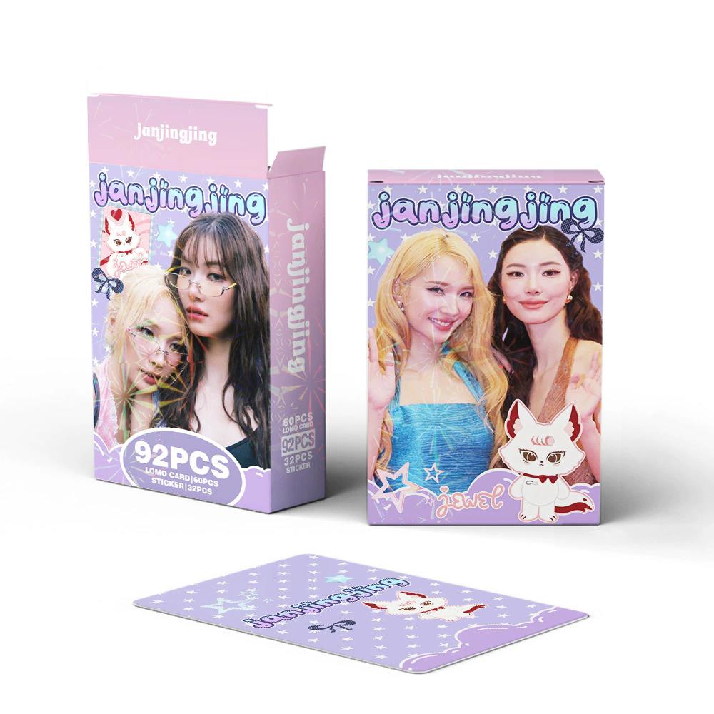 Sticker Sheet Set - JanJingJing Idol Lomo Cards Set,92PCS Boxed