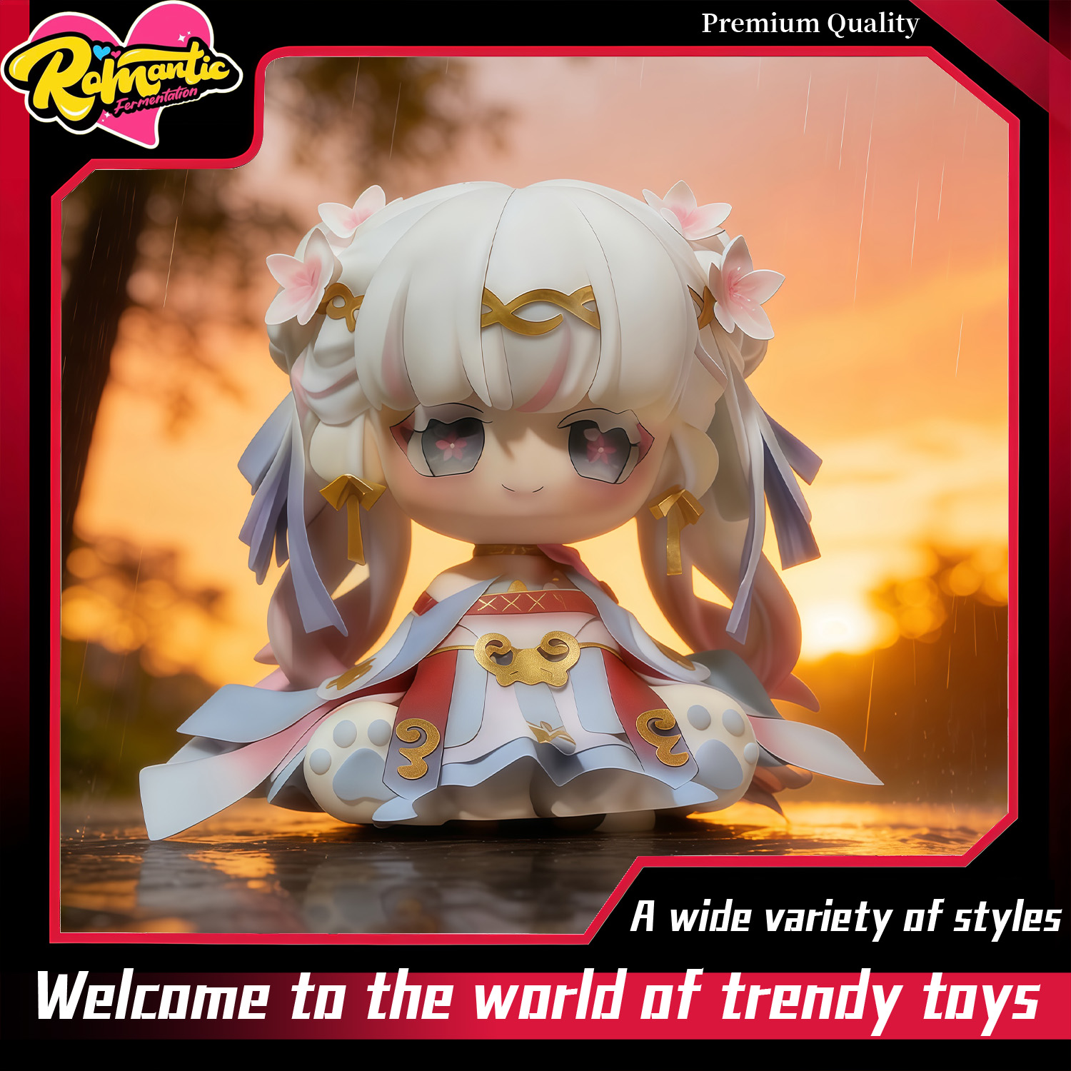Jinxi Q-version cute Anime GK  - огляд і ціна Popular Anime Merchandise