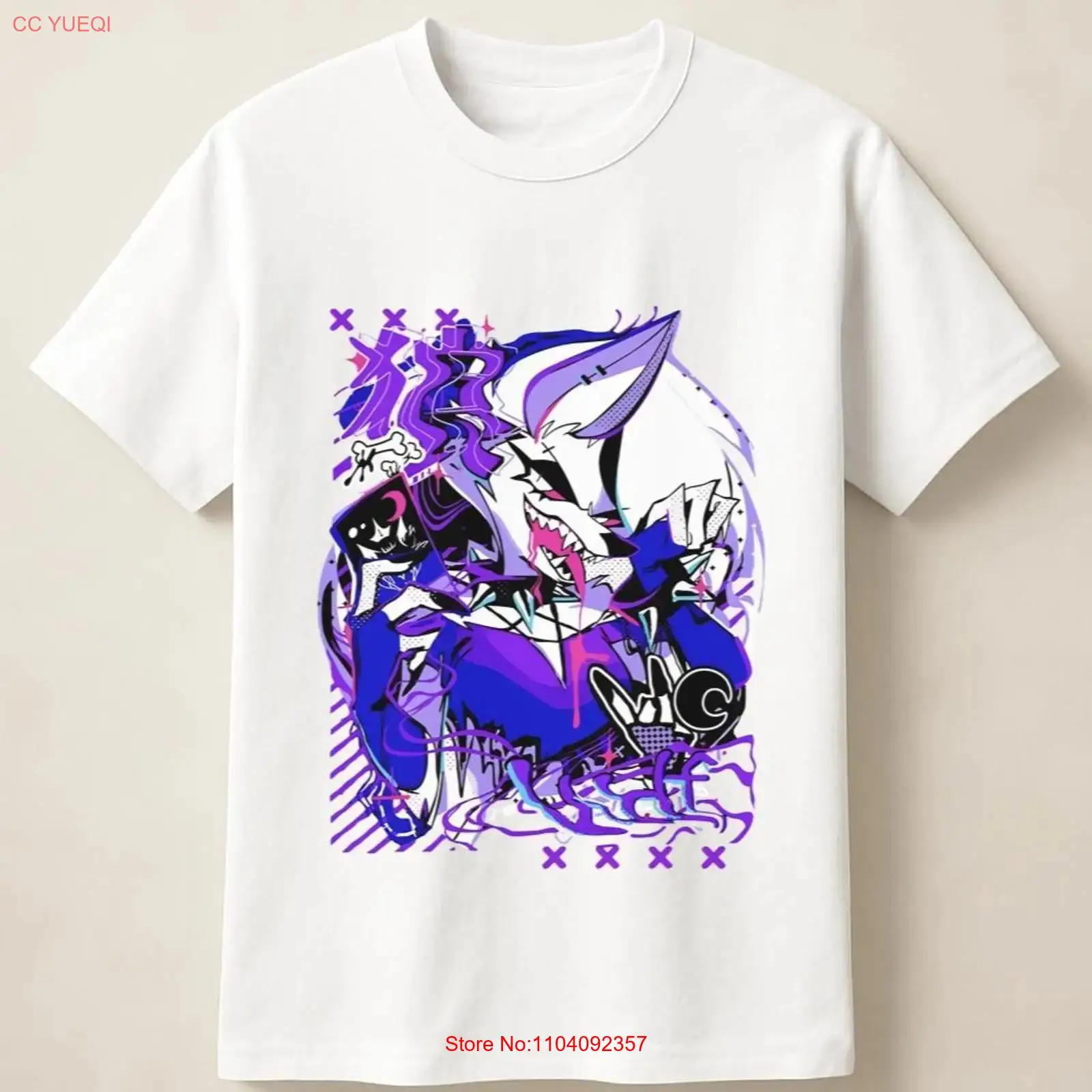 Purple Anime Wolf in Graffiti  - огляд і ціна Anime Themed Merchandise