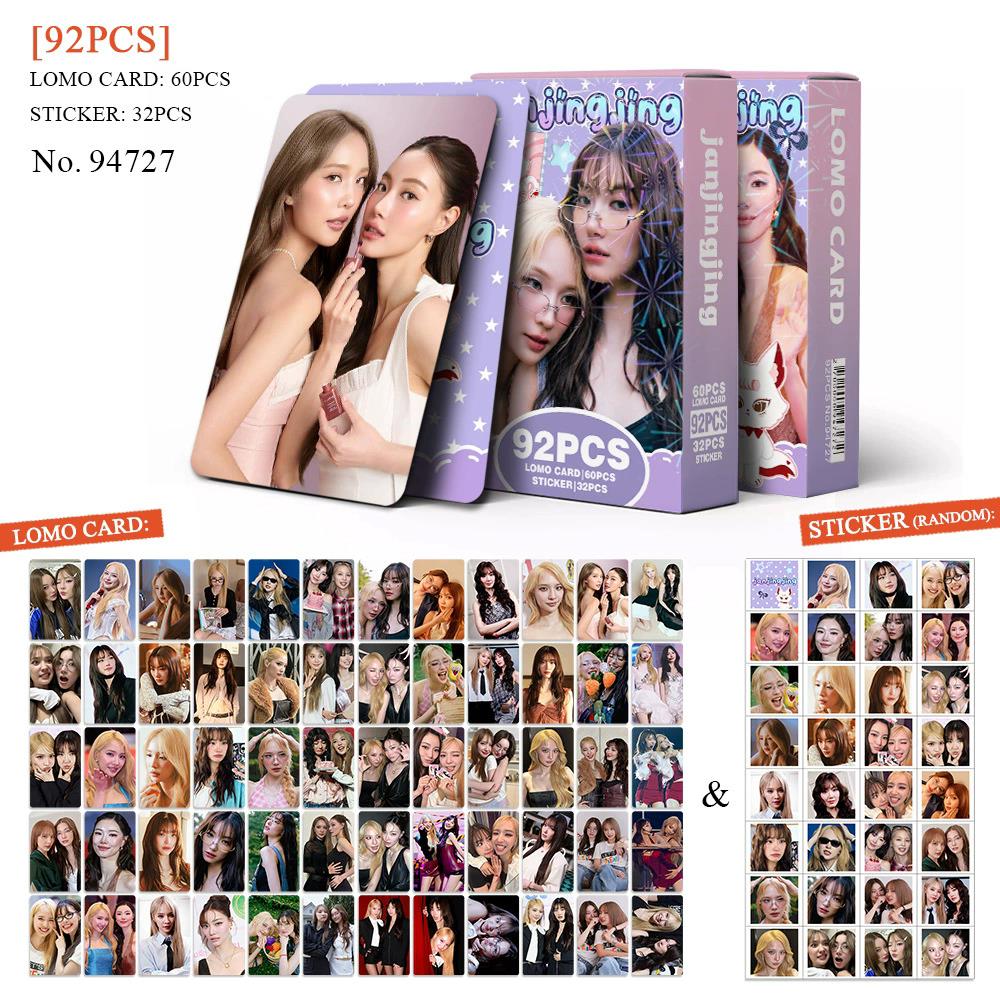 JanJingJing Idol Lomo Cards Se - огляд і ціна Sticker Sheet Set