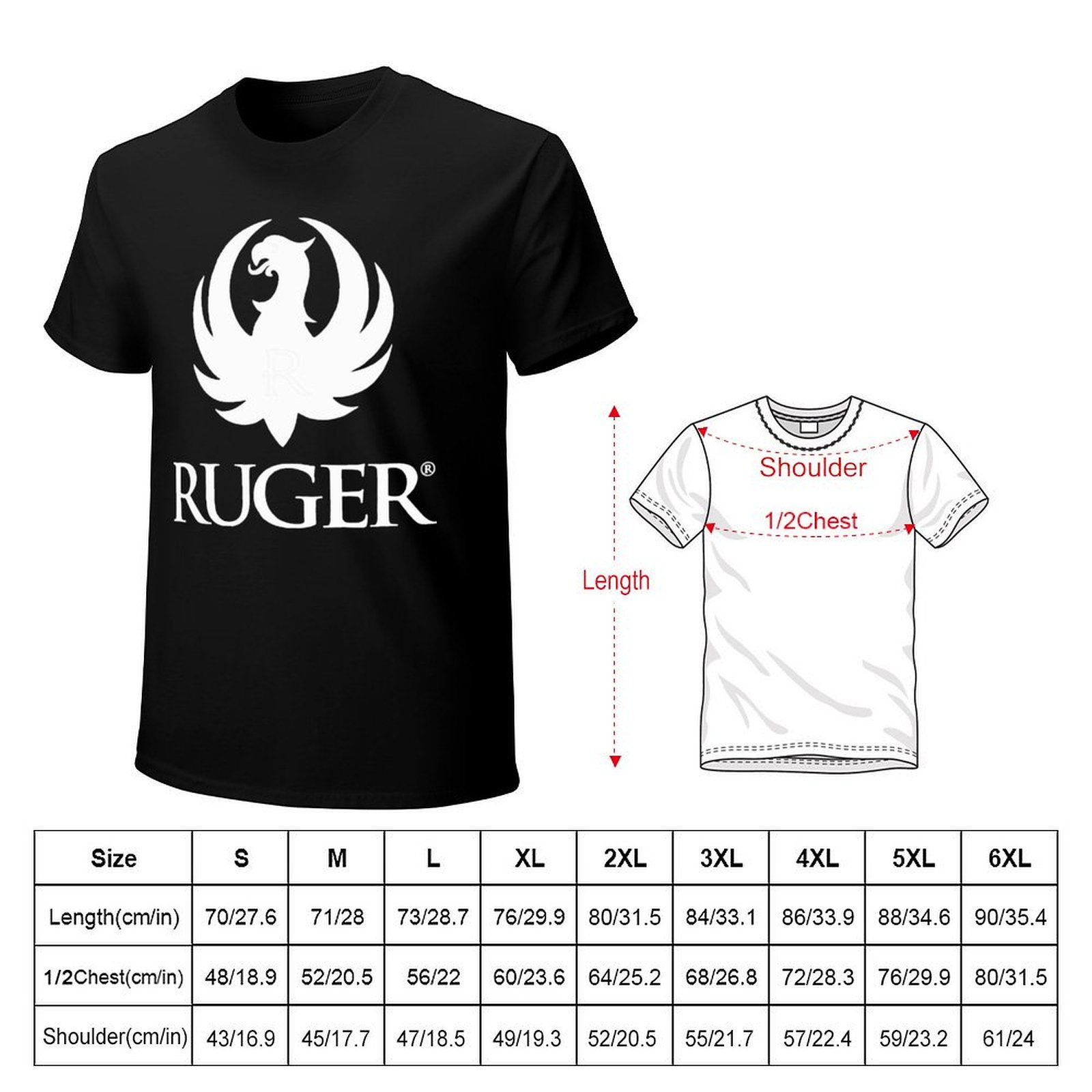 R.uger Logo Merchandise T-Shir - огляд і ціна Anime Merchandise T-Shirts