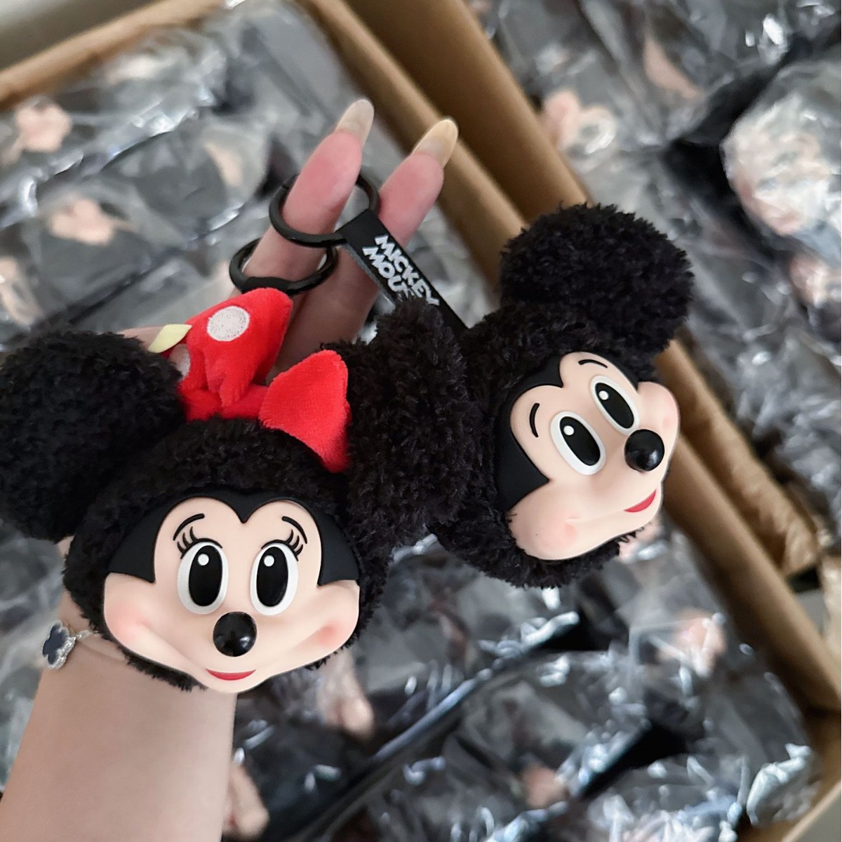 Mickey Minnie Plush Doll Keych - огляд і ціна Anime Merchandise For Kids